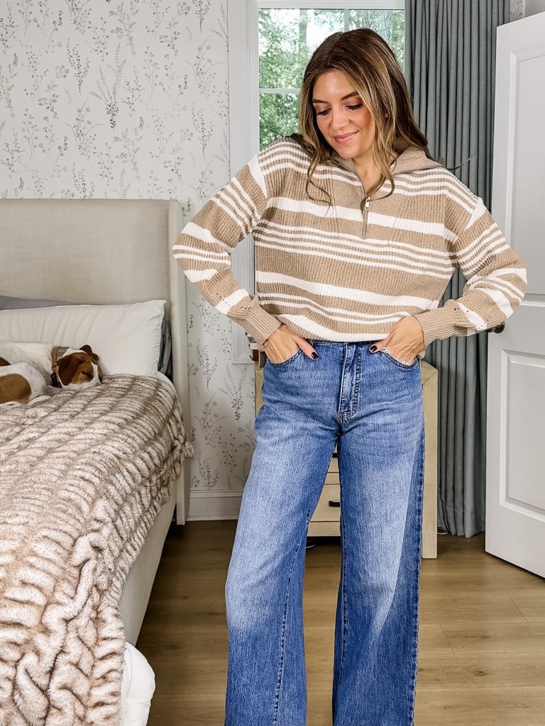 Virginia influencer, Lauren Dix, shares a walmart fall fashion order for cool millennial moms.